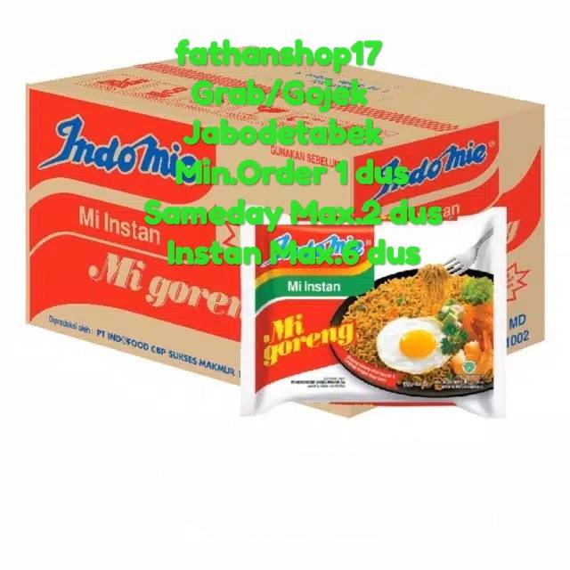 

Indomie Goreng 85g exp.2026 dan merk Lain-lain