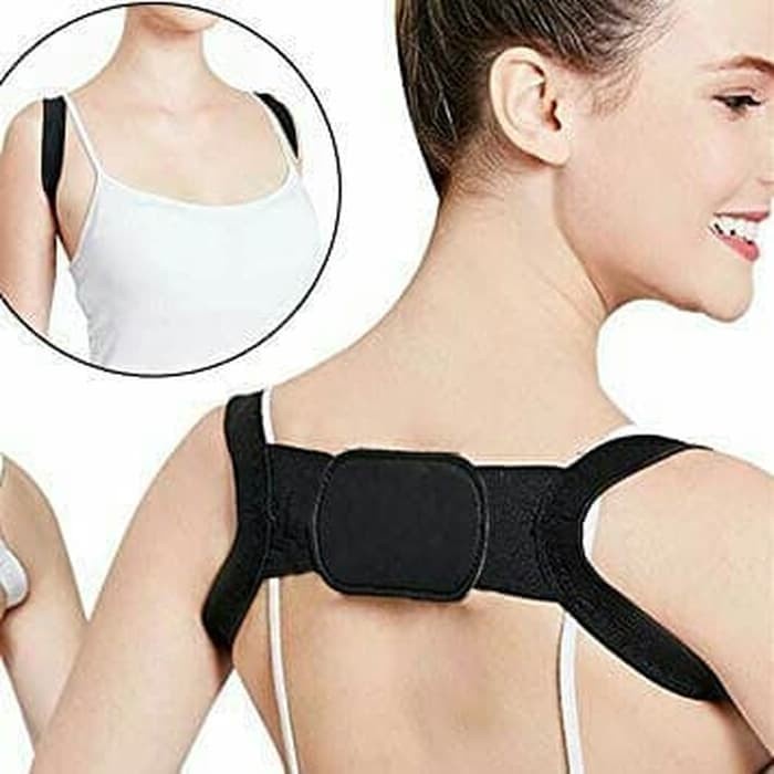 Pembentuk dada dan tulang punggung posture orthotics correction tape Penyangga