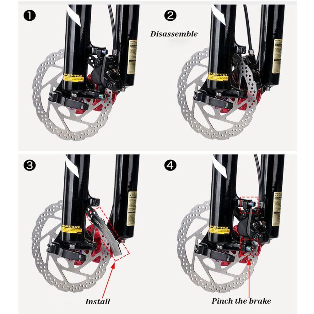 R-FLOWER 1/2 /5pcs Bantalan Rem Cakram Bersepeda Perbaikan Sepeda Perbaikan Spacer Menyesuaikan Alat Mounting Kit Tools