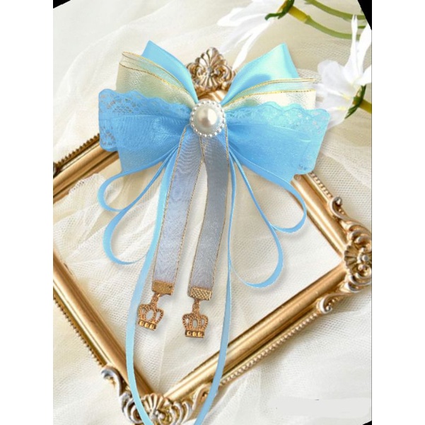 pita lightstick // pita hias // korean ribbon brooch