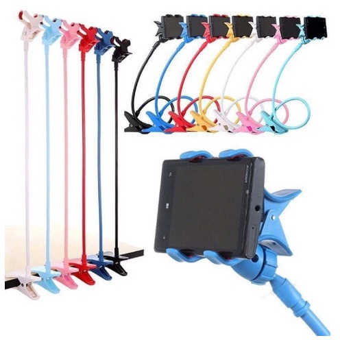 stand holder LAZYPOD dudukan HP Fleksibel selfi flog live streming jepit meja kursi dll 360 rotasi putar