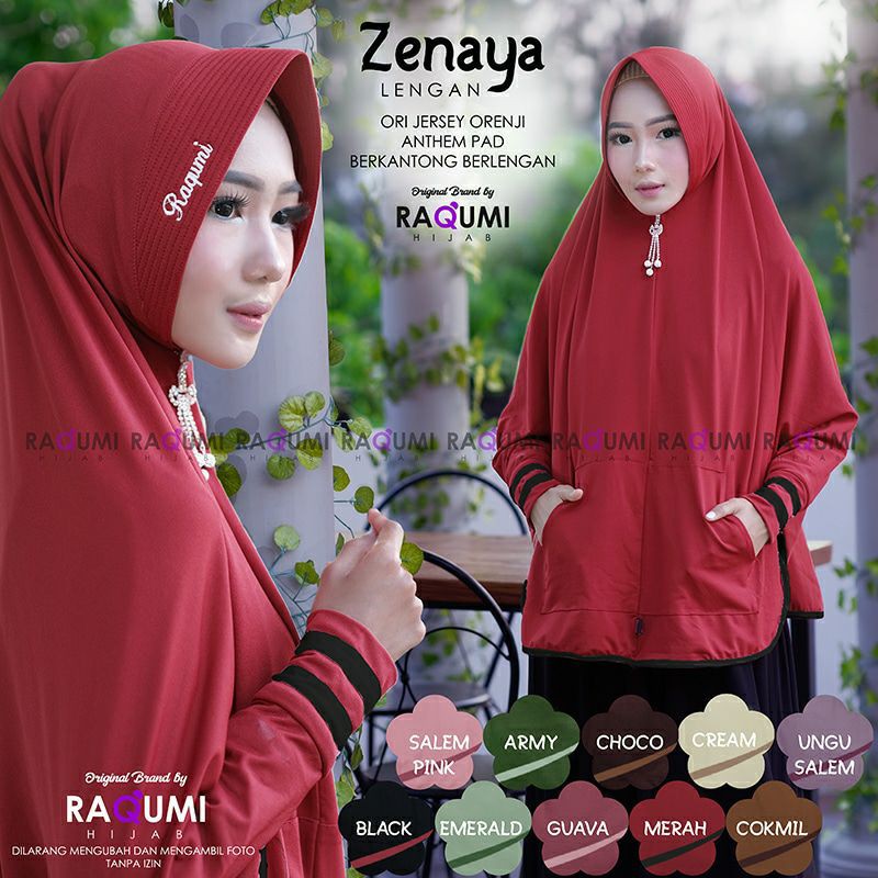 Hijab Zenaya Lengan by Raqumi