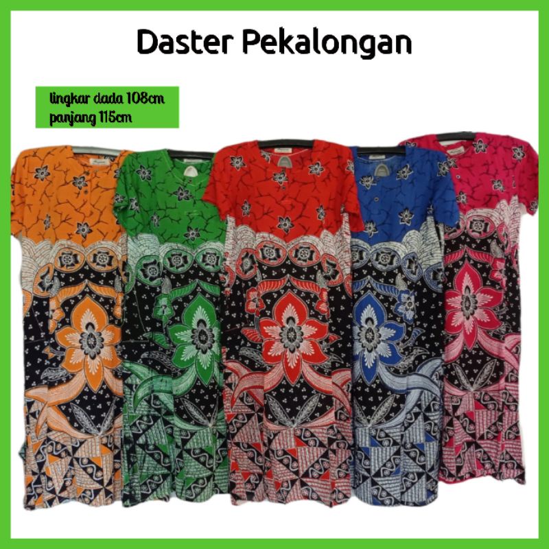 DASTER PEKALONGAN DASTER BATIK BUNGA DASTER IBU
