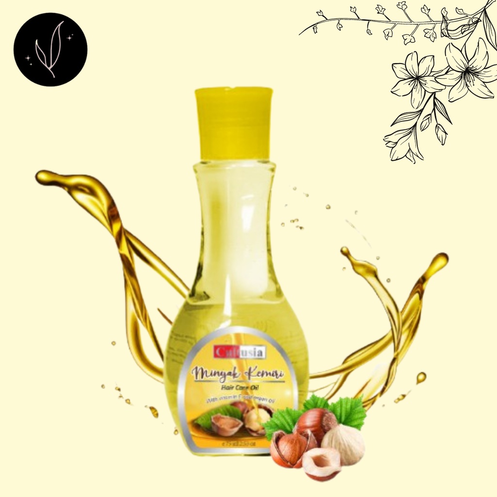 [COD] Cultusia Minyak Kemiri 75ml Minyak Kemiri Murni Penumbuh & Penebal Rambut Bayi & Dewasa Origin