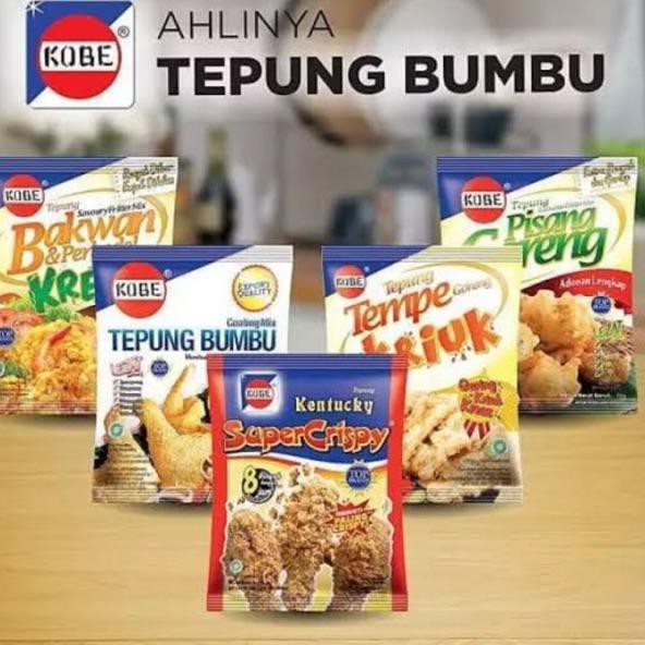 

HARGA PROMO Tepung bumbu kobe 210g tepung tempe tepung pisang tepung bakwan tpung kentucky super cri