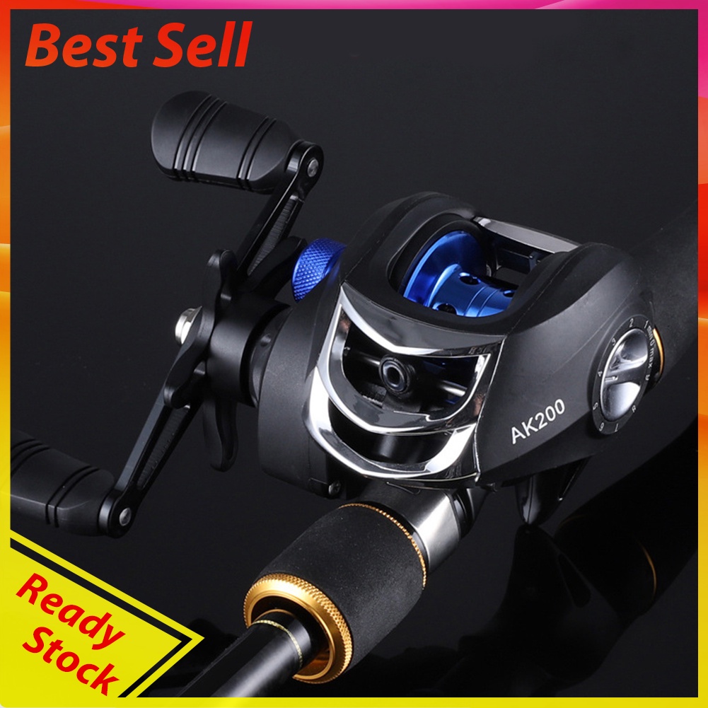 7.2/1 Low Profile Baitcasting Fishing Reel Anti-Tangle Casting Fishing Reel