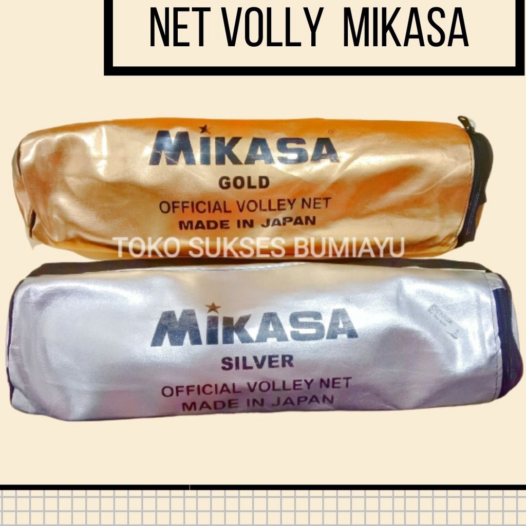 NET VOLLY MIKASA NET VOLI MIKASA NET VEOLLEY MIKASA GOLD DAN SILVER NET VOLLY MIKASA ORIGINAL TERMUR