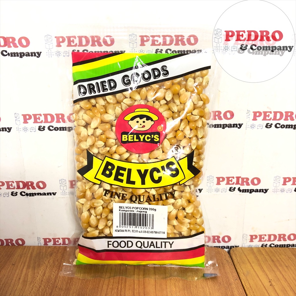 Belycs popcorn dried pop corn 200 gram - jagung meleduk kering