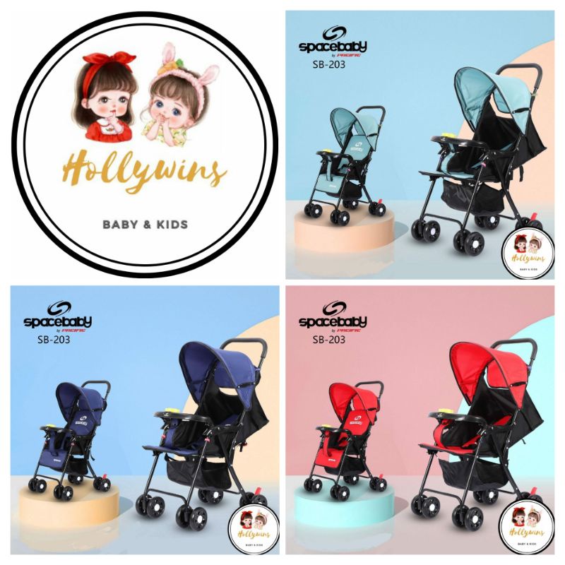 STROLLER BABY SPACE BABY SB 203 (MUSIK)