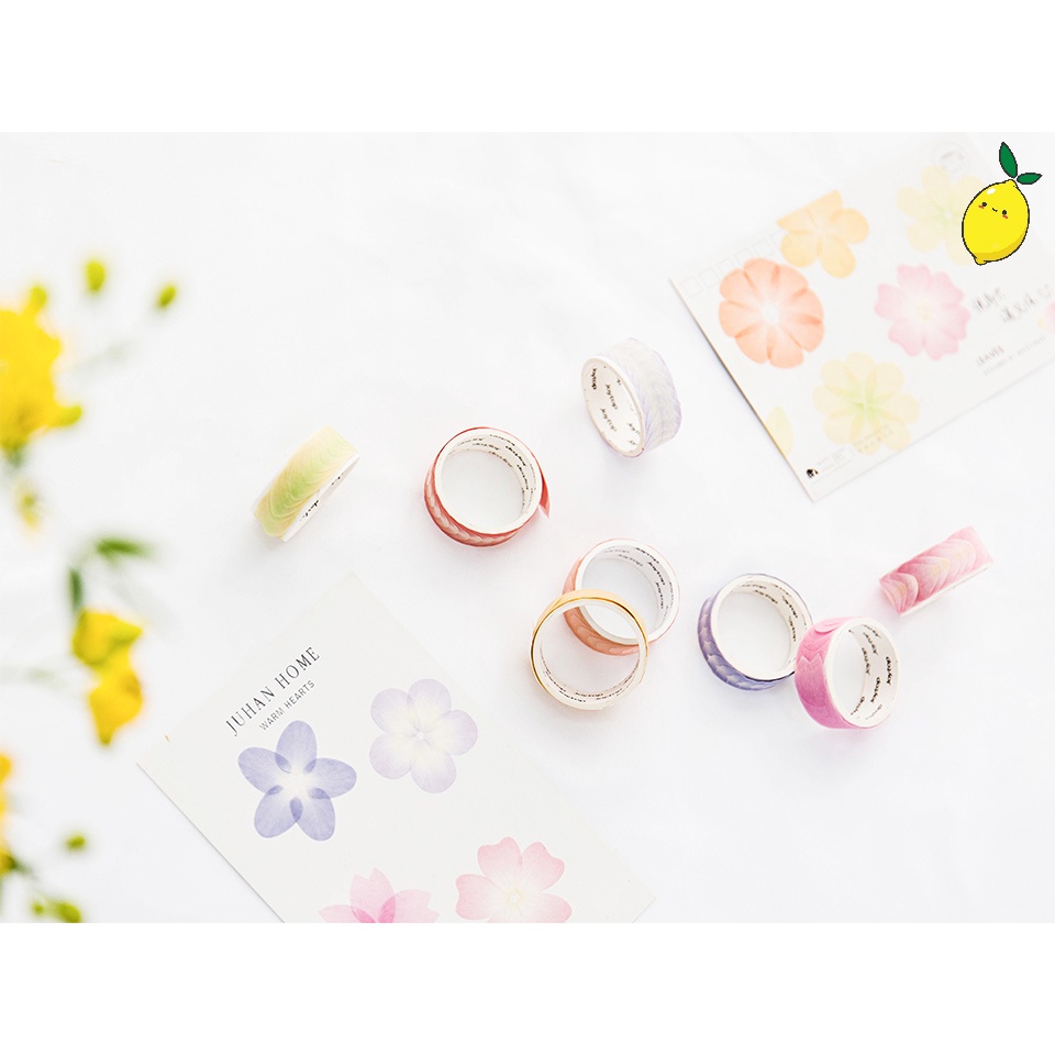 

Stiker Roll Motif Bunga Flower Petals 2pc Roll Deco Stickers