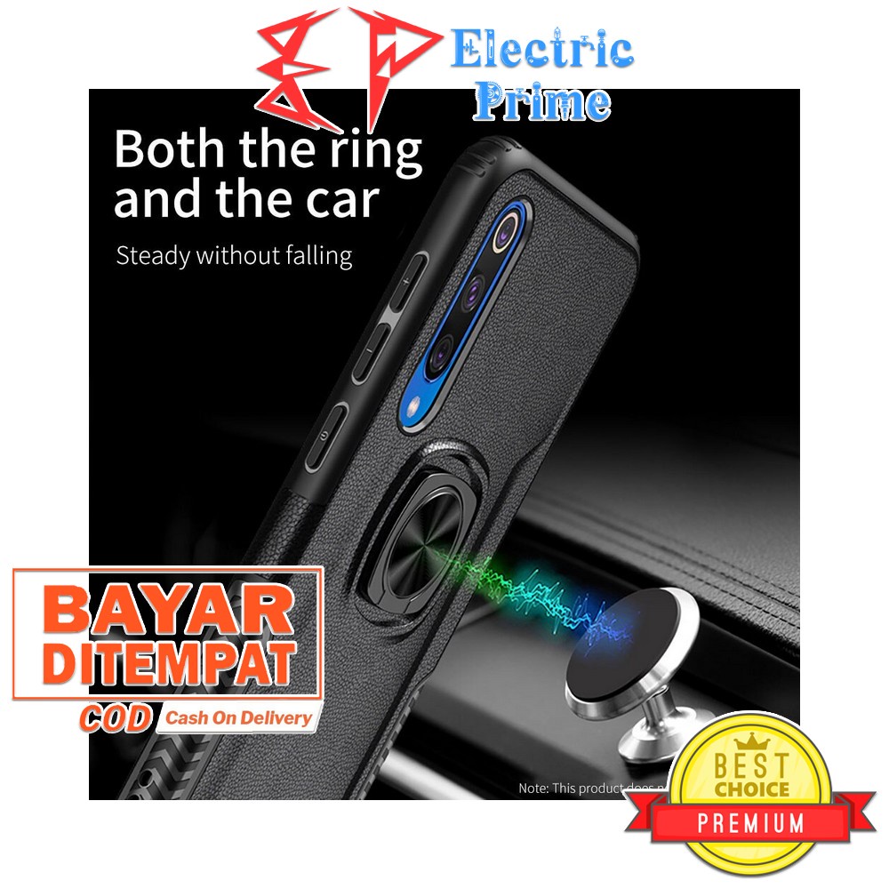 Case Samsung Galaxy A70 Casing Ring Braket Holder Magnetic Cover Stand Shockproof