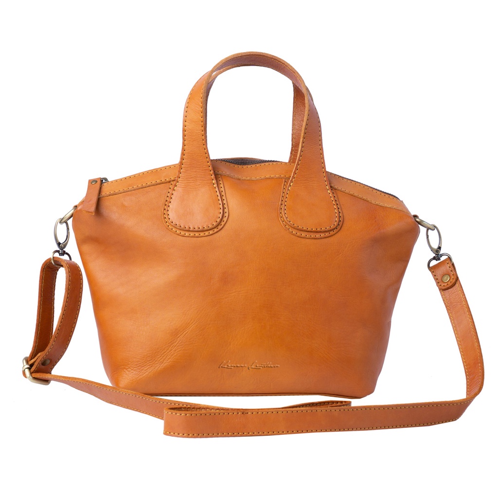 Kenes Leather Tas Selempang Wanita Sling Bag &amp; Hand Bag Kulit Asli GVNC Nabati