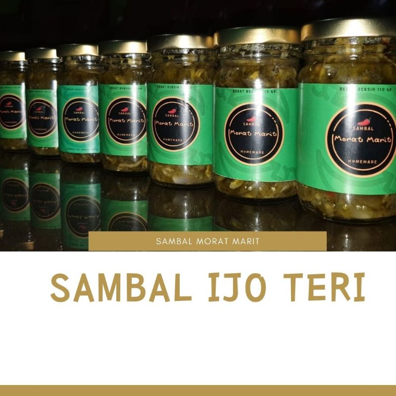 

Sambal Ijo Teri Morat Marit