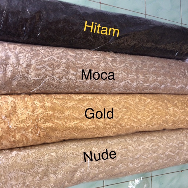 Kain tulle akar bordir/kain kebaya dan gaun