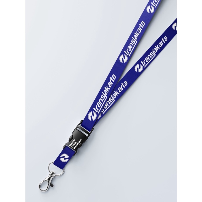 

Lanyard Logo Transjakarta Dua Sisi Bisa Satuan Custom