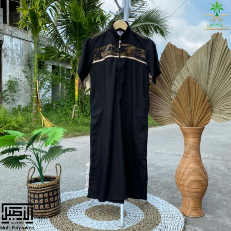 jubah AlAseel Army Katun anak/remaja