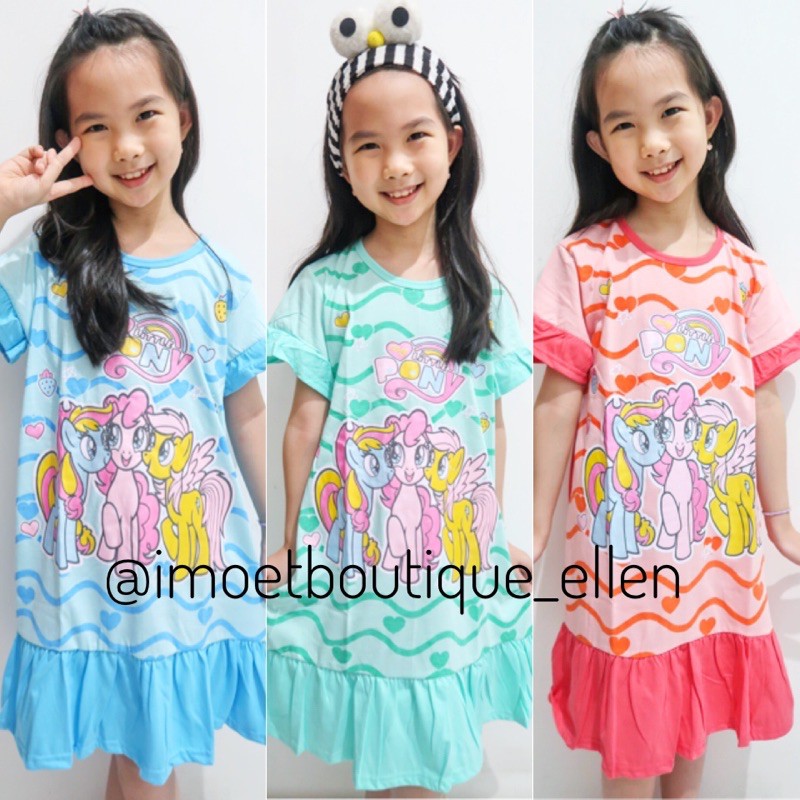 imoet.boutique - sale Daster anak perempuan little pony | baju rumah | baju santai (GI0637)