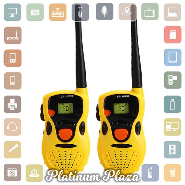 Xianxin Kids Toys Mini Walkie Talkie Anak 1 Pasang - 178 - Yellow`J55SU8-