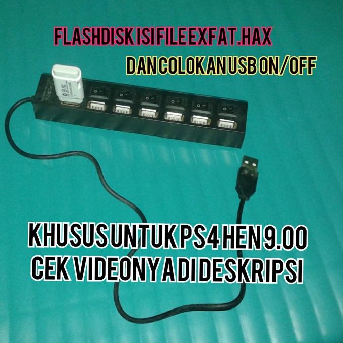 BISA COD Flashdisk Exfat.hax untuk ps4 hen 9.00 Buka Goldhen dan Game ps4 hen