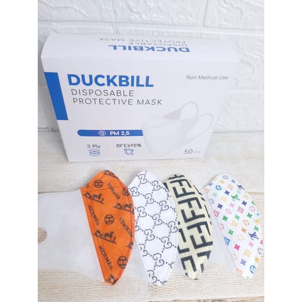 Duckbill Dewasa Mix Motif Isi 50pcs