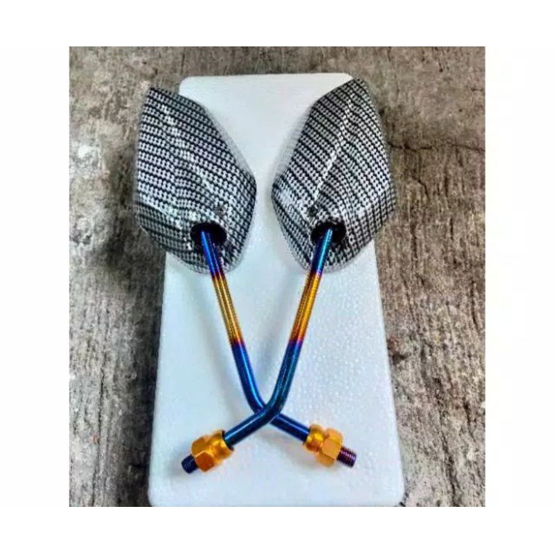 Spion carbon yamaha spion karbon twotone mio soul nuvo mio m3 mio j vixion jupiter vega r dll