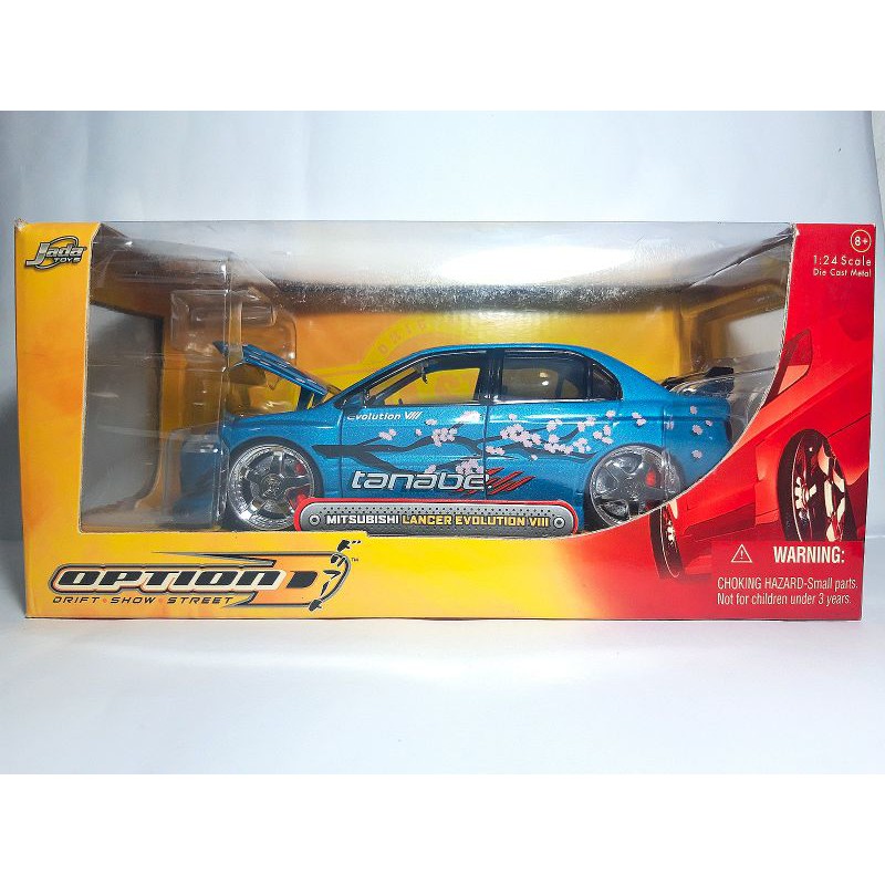 Jada Toys Mitsubishi Lancer Evolution VIII Evo 8 Option D
