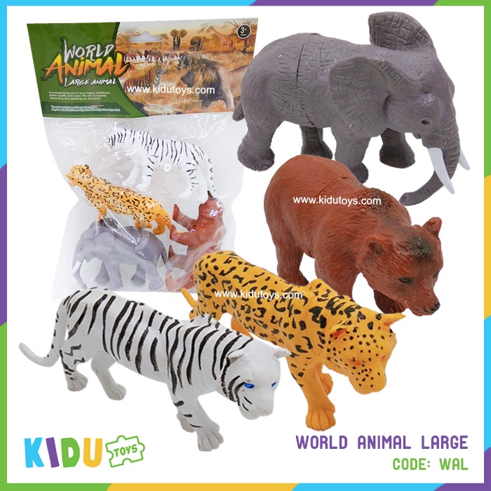 Mainan Anak Hewan Binatang / World Animal Large Kidu Toys