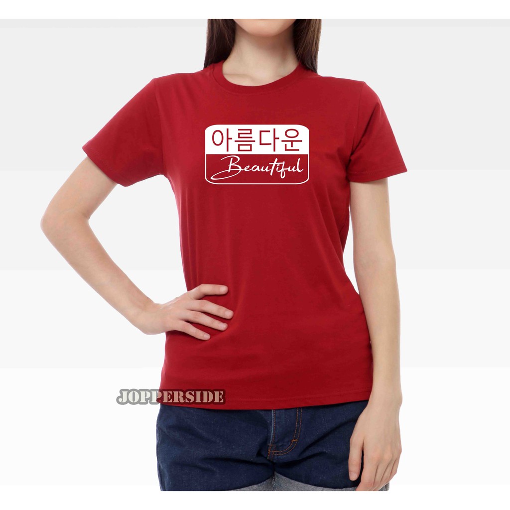 JOPPERSIDE T SHIRT KAOS DISTRO WANITA PEREMPUAN CEWEK SLIMFIT ORIGINAL PREMIUM BEAUTIFUL KOREA TW6