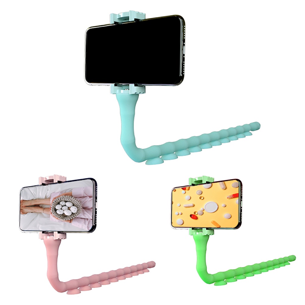 Stand Holder Hp Bentuk Ulat / Gurita Bisa Dilipat