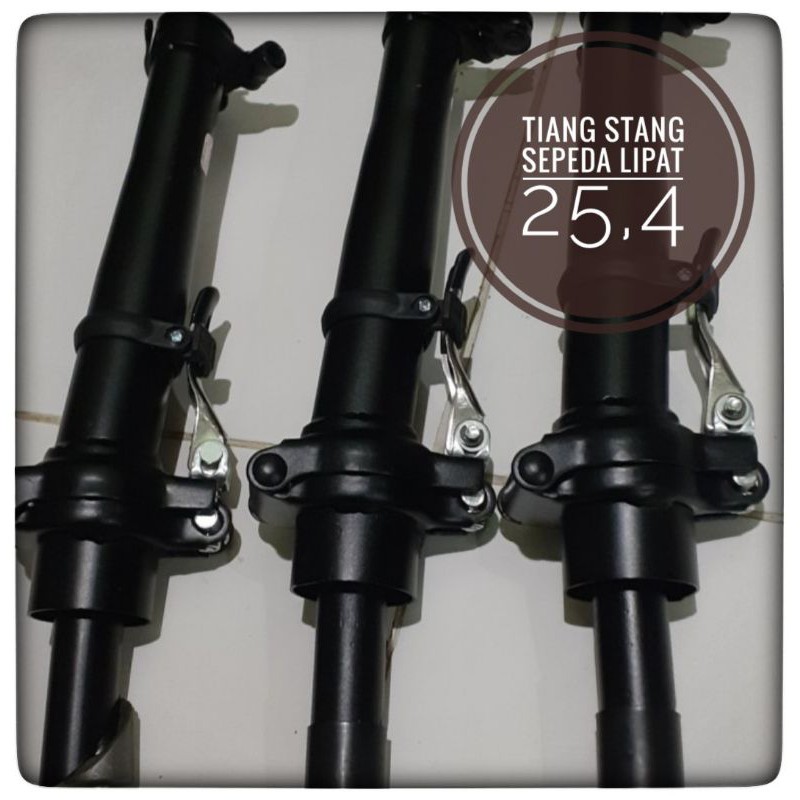 handlepost OS 25.4 sepeda lipat tidak termasuk insert