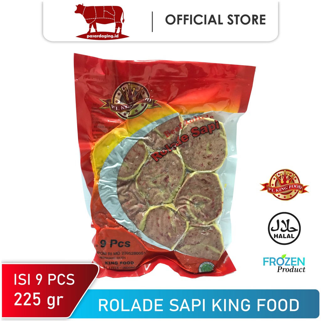 

ROLADE SAPI KINGFOOD/ ISI 9 PCS/ 225 GRAM