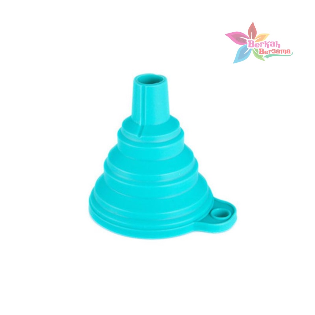 RT75 Corong Silikon Lipat untuk refill sabun minyak Sirup Portable Silicone Folding Funnel BB6360