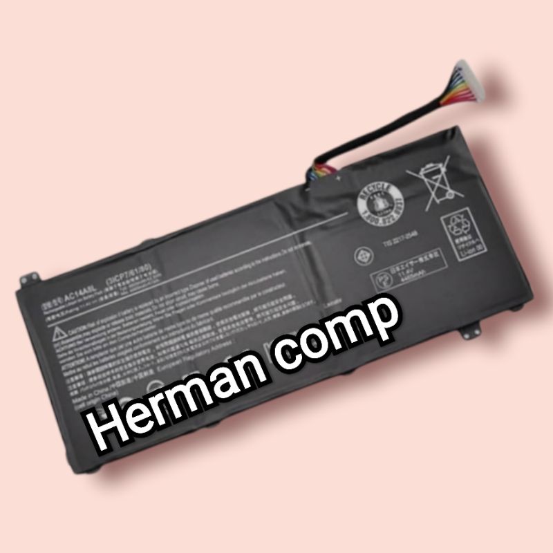 Original Baterai Acer Aspire V Nitro VN7-571 VN7-571G VN7-591 VN7-592 VN7-791 AC14A8L