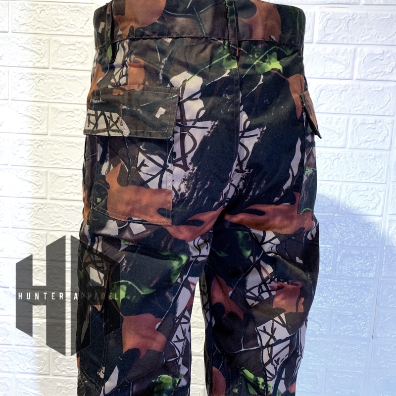 Celana Cargo Panjang Loreng Camo Brown - Celana PDL Panjang Loreng Camo - Celana Cargo Loreng Camo -