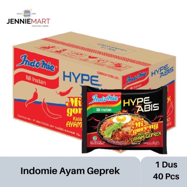 

Indomie Goreng Ayam Geprek 1 Dus 40 Pcs