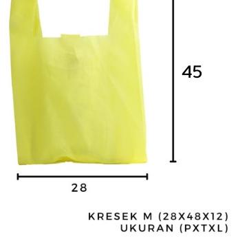 

PROMO! KANTONG KRESEK SPUNBOND UKURAN SEDANG 28x45x12 (20pcs) |