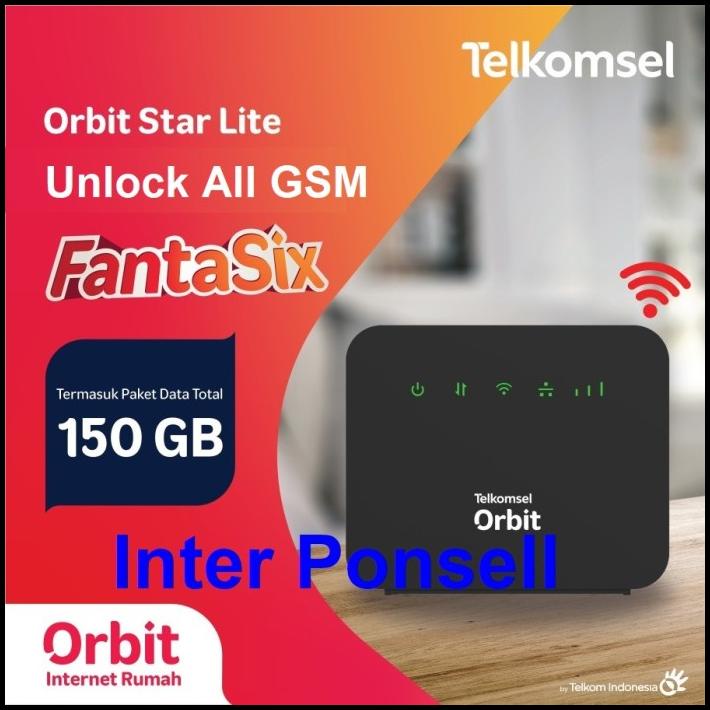 Telkomsel Orbit Star Lite Modem Wifi Router 4G High Speed Bonus 50Gb
