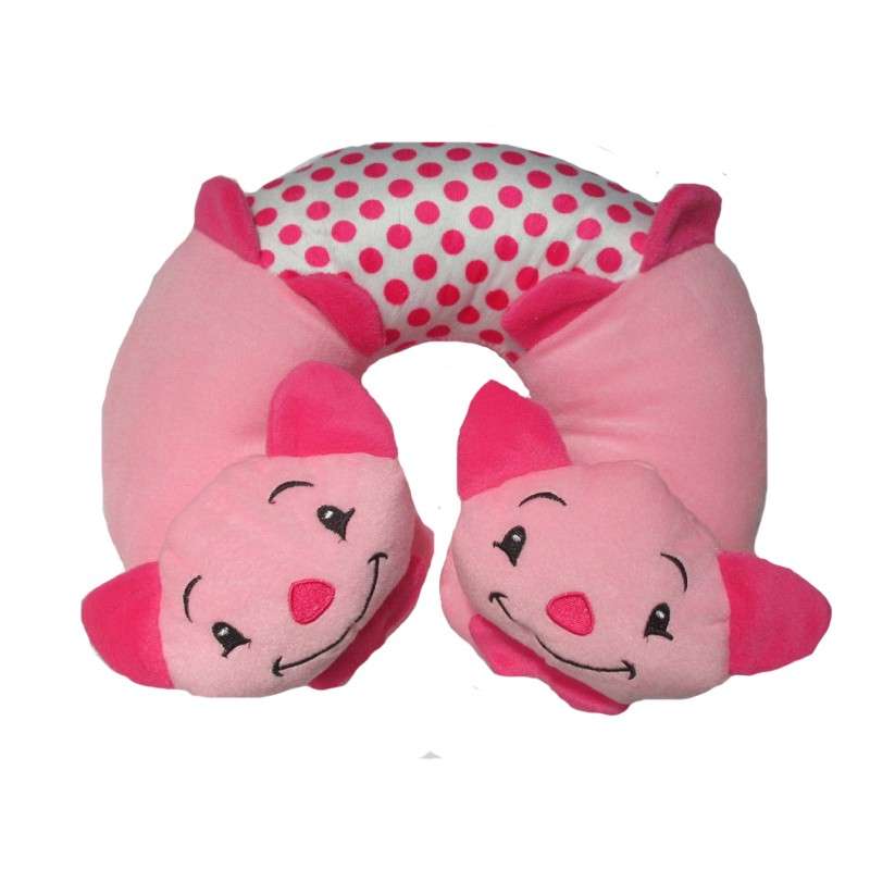 Spicegift Bantal Leher 2 Kepala Piglet