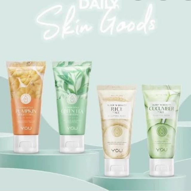 YOU Sleep Beauty Sleeping Mask Cucumber Rice 50GR