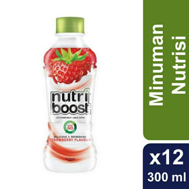 

nutri boost rasa stroberi 300mL (kartonan)
