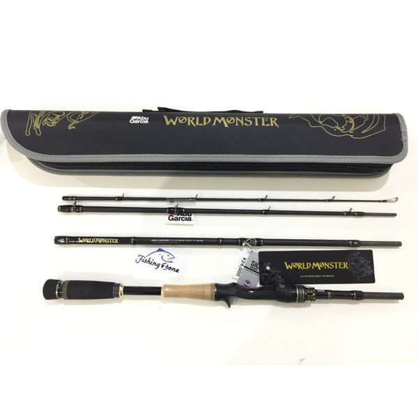 Abu Garcia WORLD MONSTER Baitcasting Rod WMCC-654M MGS (4 Section)