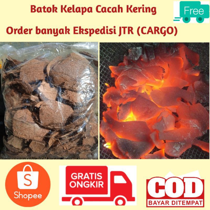 

batok kelapa kering siap pakai kemasan per 1 kilo