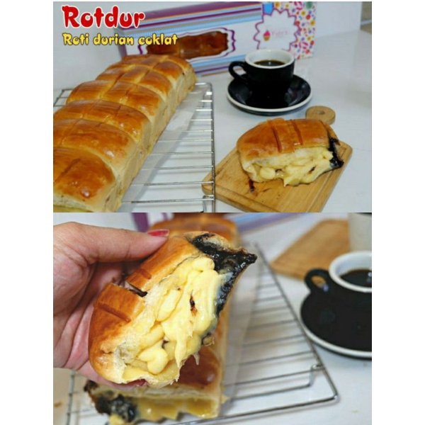 

FIDAS CAKE ROTI DURIAN COKLAT LUMER JUMBO