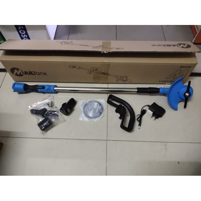 MAILTANK SH226 Mesin Potong Rumput 12V Cordless Grass Cutter Trimmer/MESIN PEMOTONG RUMPUT KEBUN