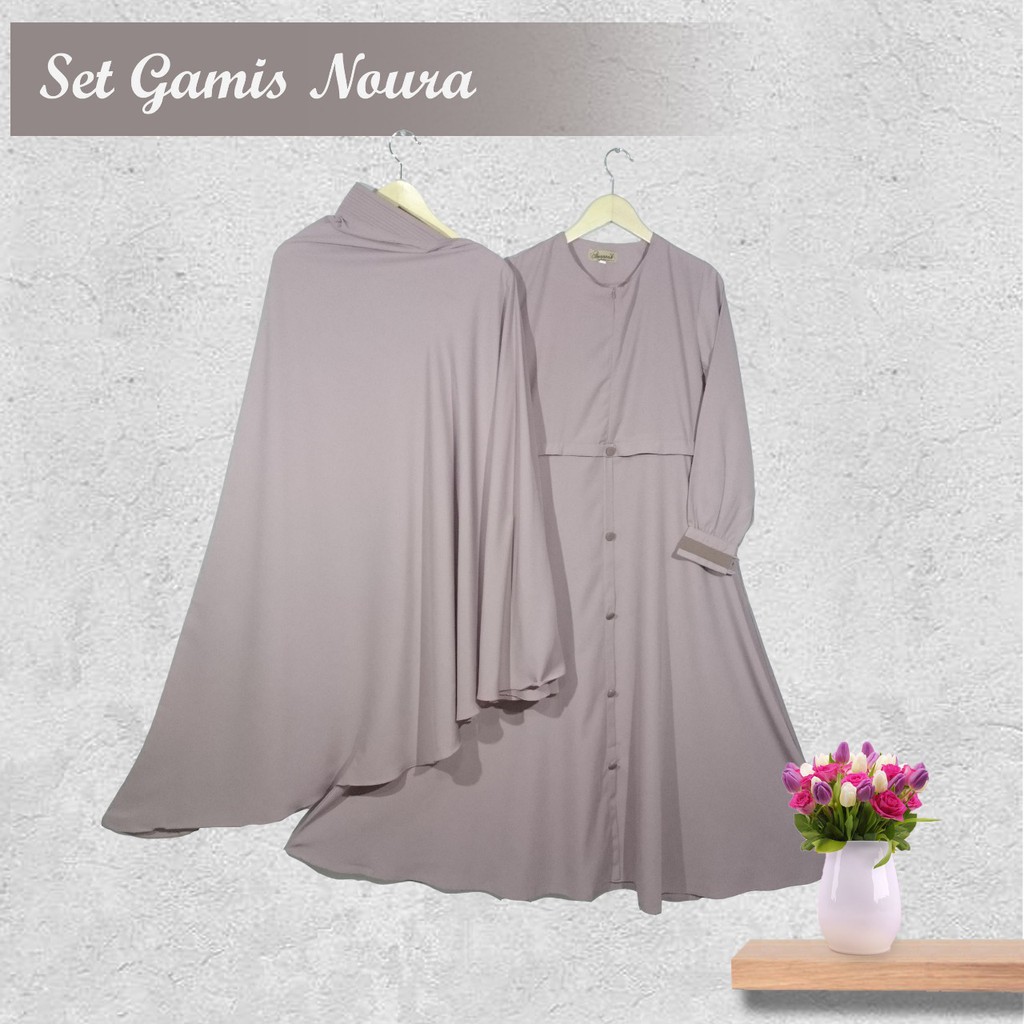 PROMO Setelan Gamis akhwat Noura syari