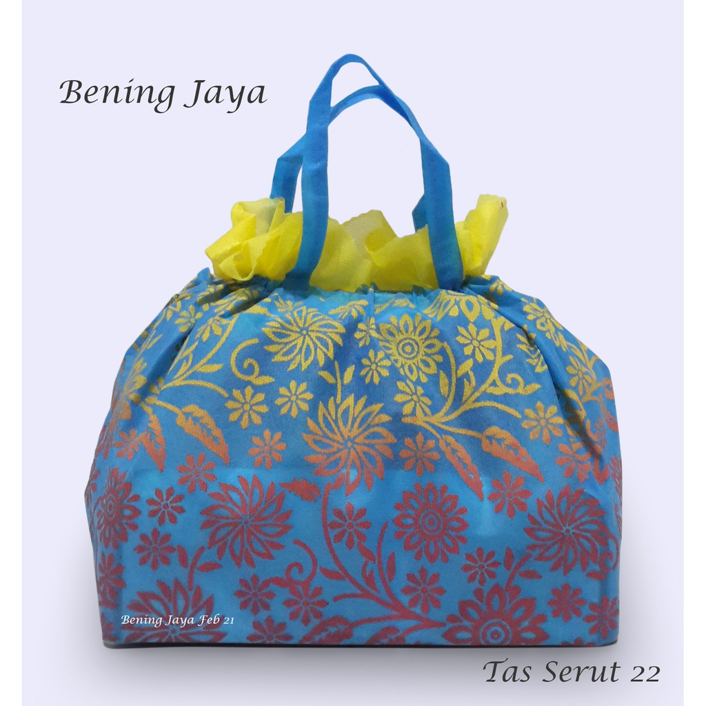 

Tas Hajatan Goodie Bag Serut 22 Bunga DW