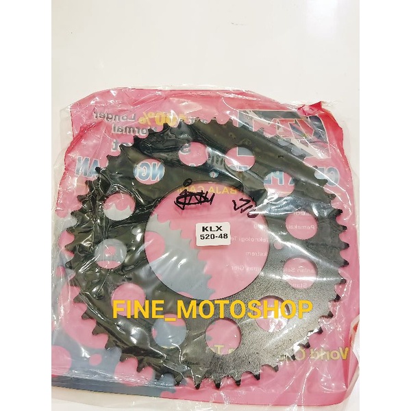 GIR GEAR BELAKANG KLX150 KLX 150 BF DT S L 520-48 520 48 VZM