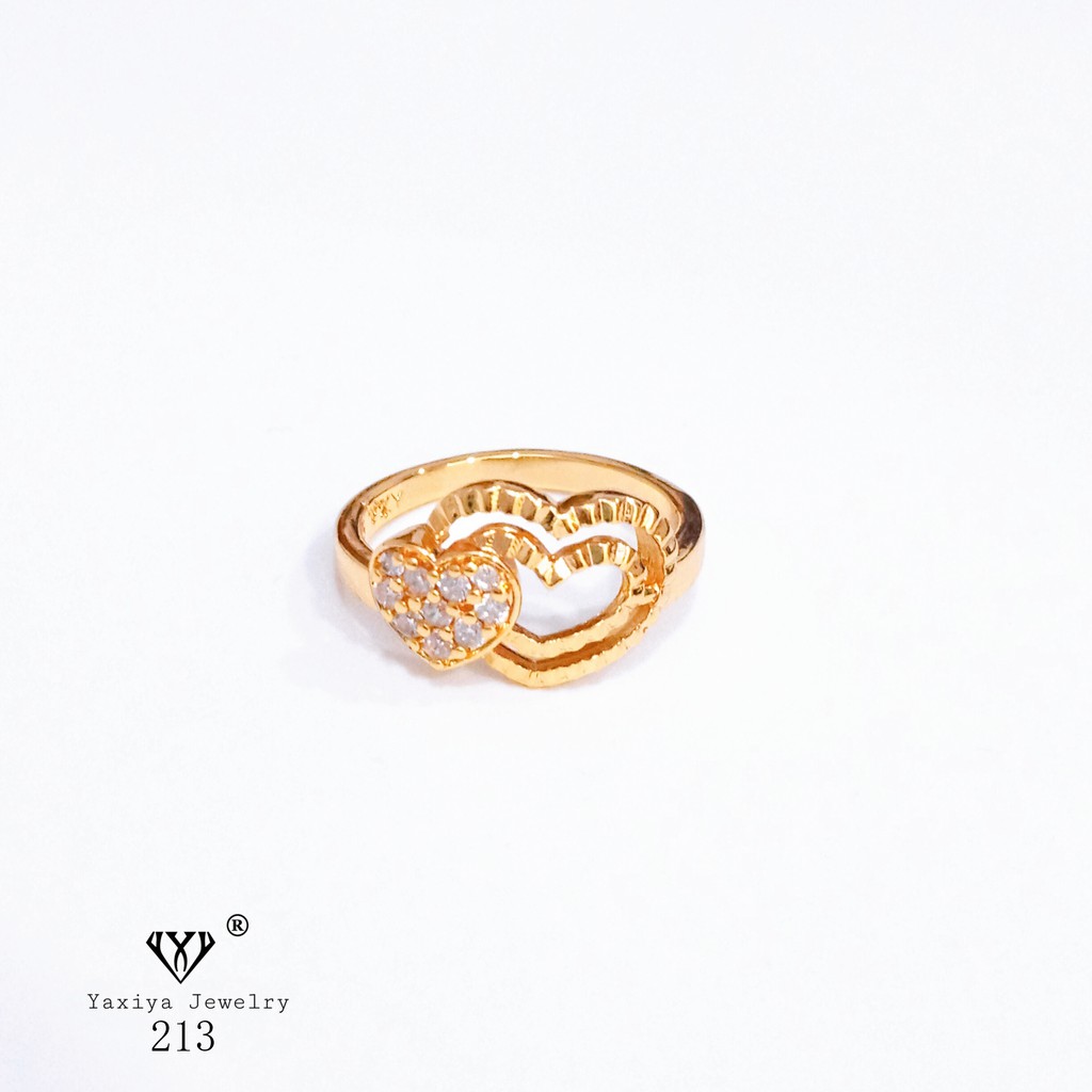 

Cincin Permata Lapis Emas Perhiasan imitasi Gold Yaxiya Jewelry 213