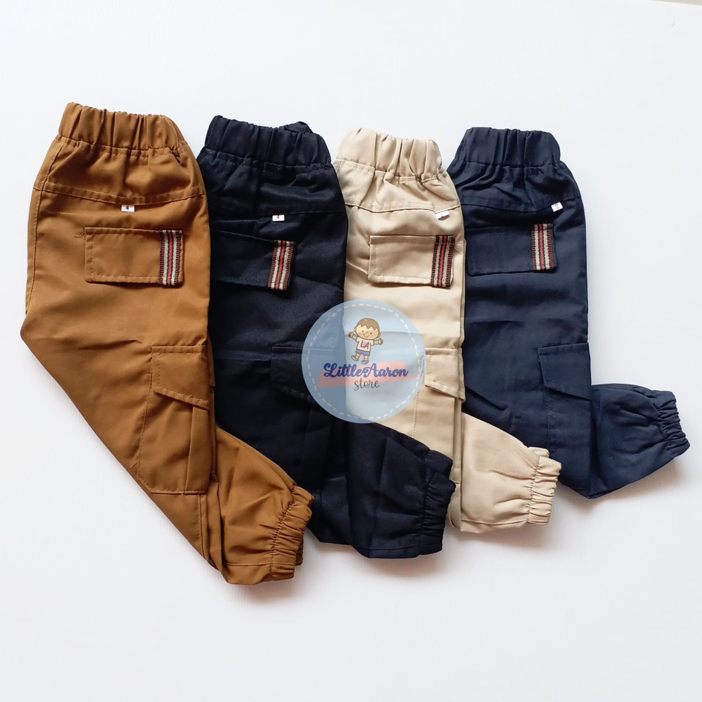 LittleAaron CELANA PANJANG CARGO A celana pants anak laki premium