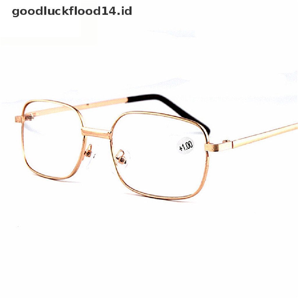 [OOID] Metal Anti-fatigue Reading Glasses Eyewear Eyeglasses +1.0 to 4.0 Diopter New ID